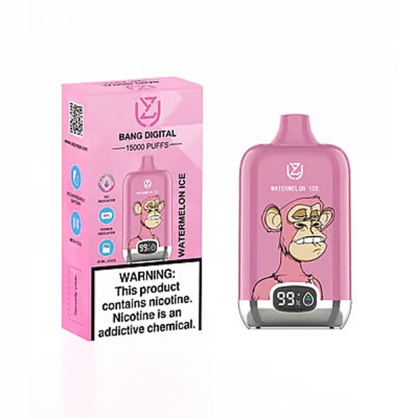 Uzy Bang Digital 15000 Puffs Vape - 20ml Pre-Filled with 850mAh Battery - Image 6