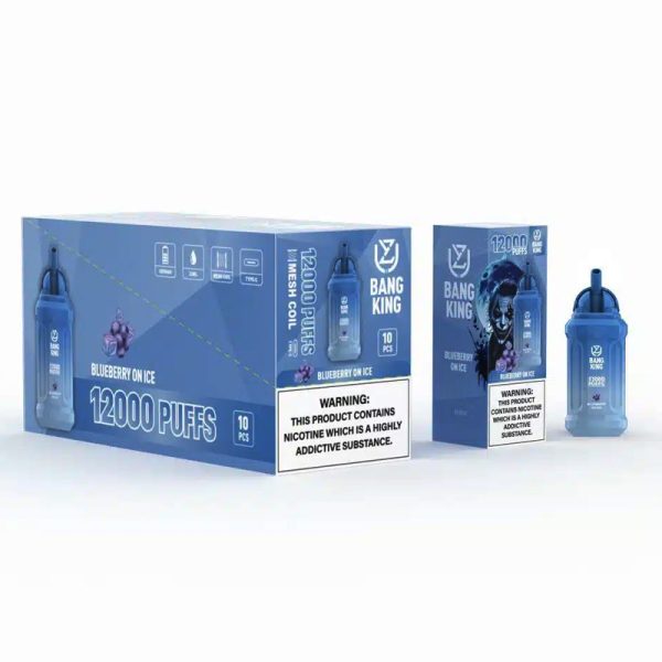 Uzy Bang King 12000 Puffs Disposable Vape - 23ml Pre-filled E-juice, Rechargeable 650mAh Battery - Multiple Flavors & Nicotine Levels - Image 6