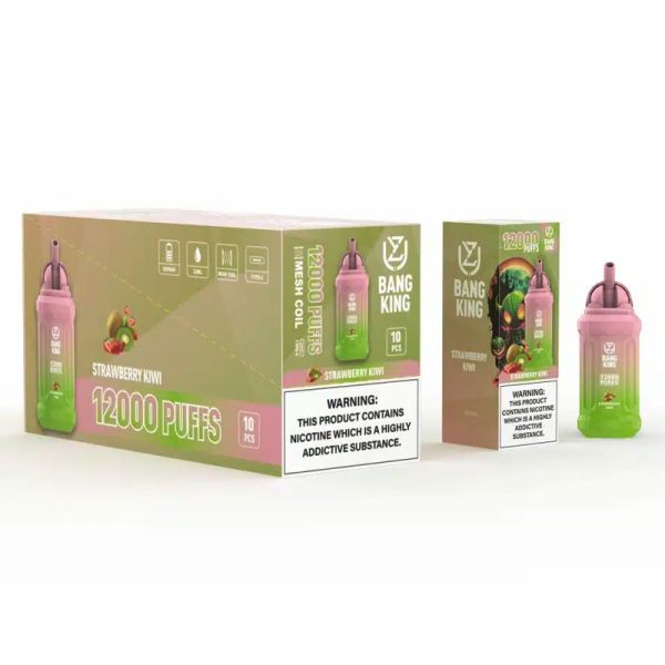 Uzy Bang King 12000 Puffs Disposable Vape - 23ml Pre-filled E-juice, Rechargeable 650mAh Battery - Multiple Flavors & Nicotine Levels - Image 5