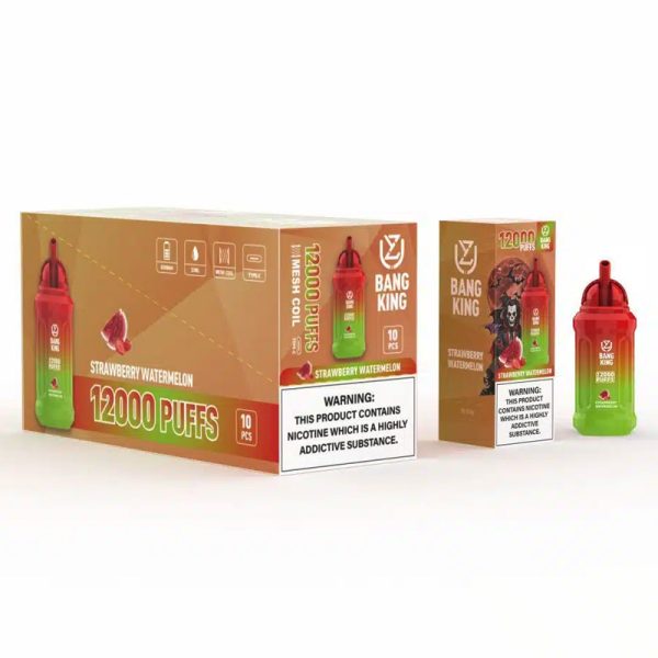 Uzy Bang King 12000 Puffs Disposable Vape - 23ml Pre-filled E-juice, Rechargeable 650mAh Battery - Multiple Flavors & Nicotine Levels - Image 2