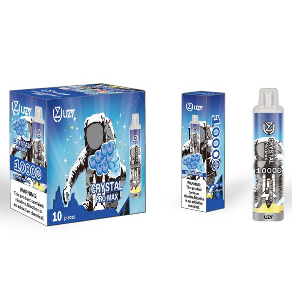 Uzy Crystal Pro Max 10000 Puffs Vape - High Performance Vaping Device with 16ml Liquid Capacity and Mesh Coil - Image 6