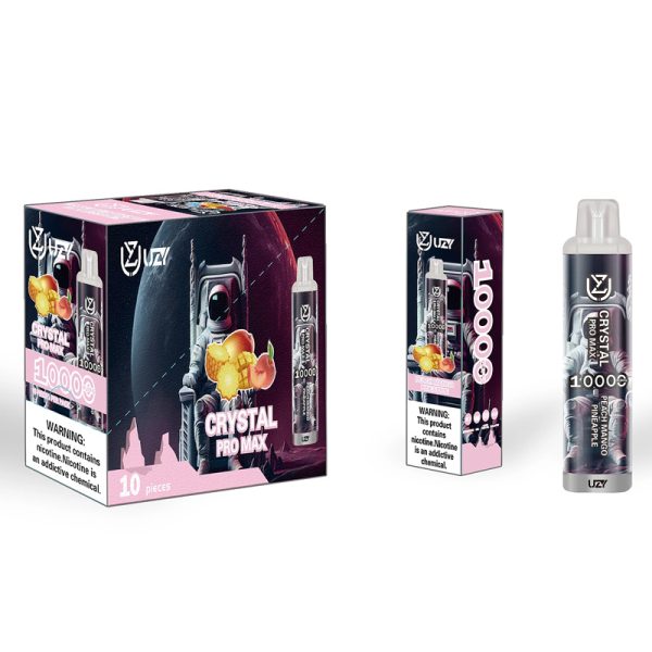 Uzy Crystal Pro Max 10000 Puffs Vape - High Performance Vaping Device with 16ml Liquid Capacity and Mesh Coil - Image 5
