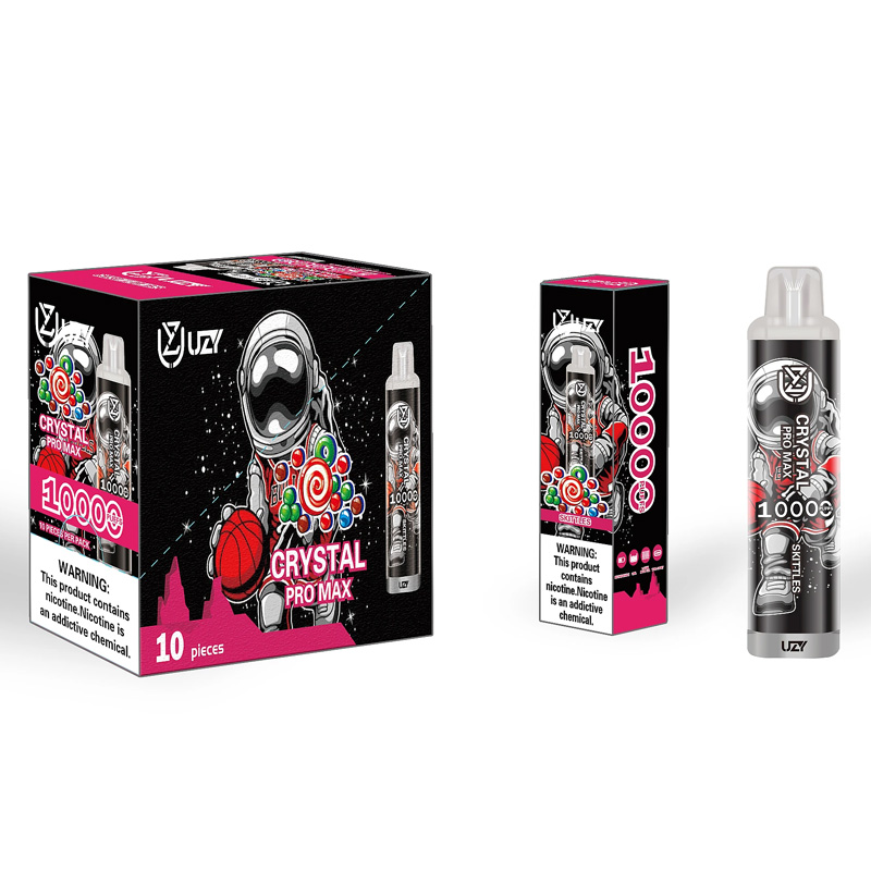 Uzy Crystal Pro Max 10000 Puffs Vape - High Performance Vaping Device with 16ml Liquid Capacity and Mesh Coil
