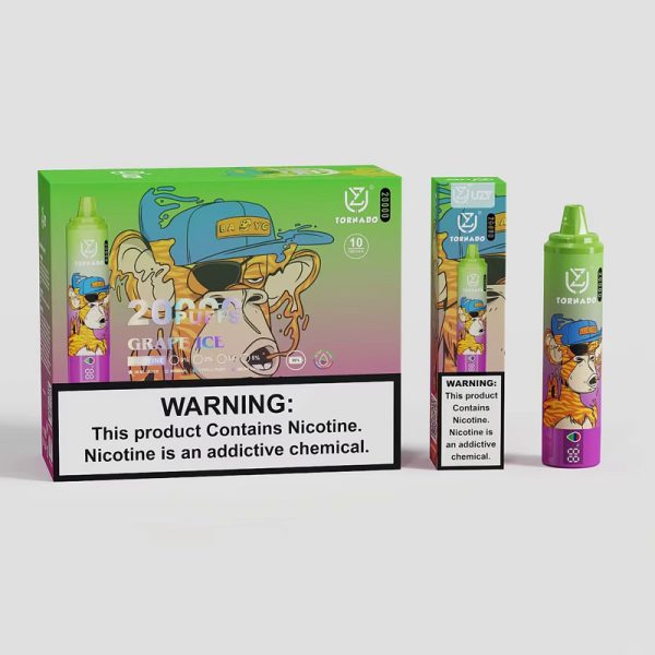 UZY Tornado 20000 Puffs Vape - High-Performance Disposable E-Cigarette with 12 Flavors - Image 6