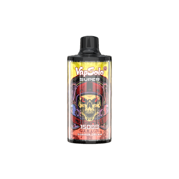 Vapsolo Super 15000 Puffs E-Cigarette - 25ML E-Liquid, Mesh Coil, 15000 Puffs, Multiple Flavors