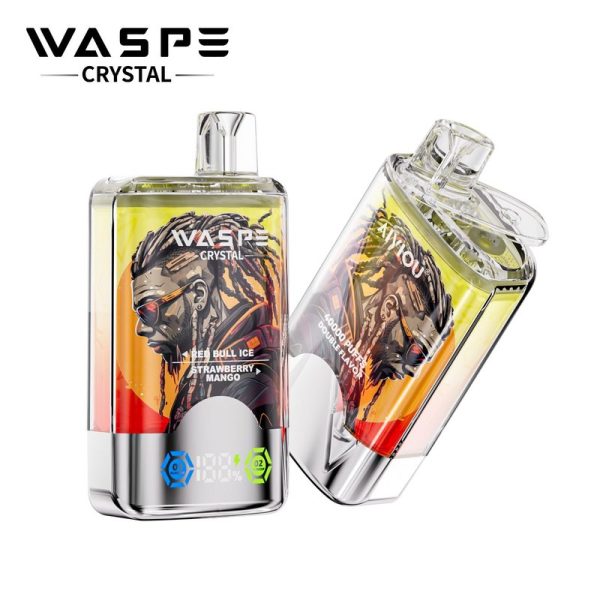 Waspe Crystal 40000 Puffs Disposable Vape - 12 Unique Flavors, Dual Flavor System, 32ml E-Liquid - Image 6