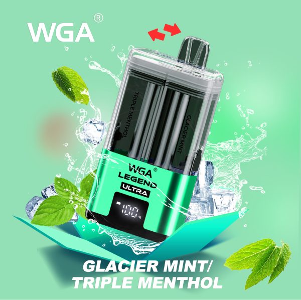 Wga Crystal Legend Ultra 30000: Dual-Flavor Rechargeable E-Cigarette with 30,000 Puffs - Image 3