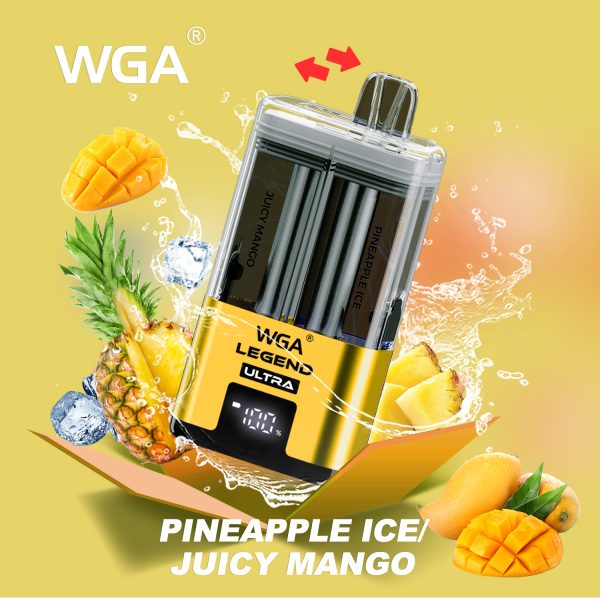 Wga Crystal Legend Ultra 30000: Dual-Flavor Rechargeable E-Cigarette with 30,000 Puffs - Image 5