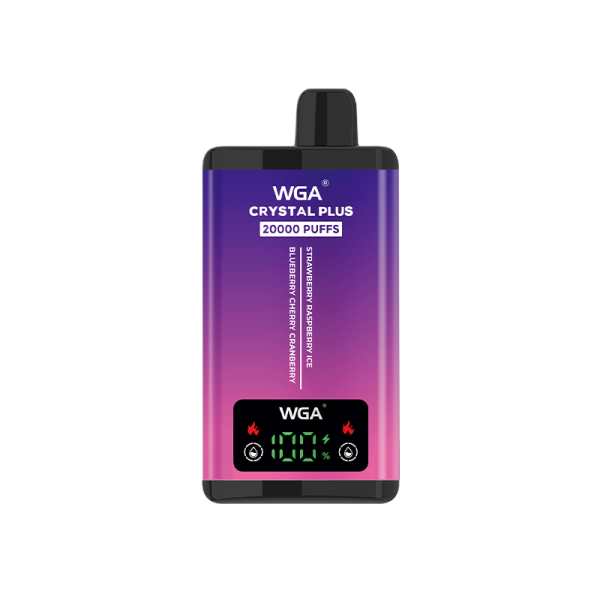 Wga Crystal Plus 20000 Disposable E-Cigarette - 20000 Puffs, 2%/5% Nicotine, 20ml, 550mAh Battery, Type-C Charging - Image 6