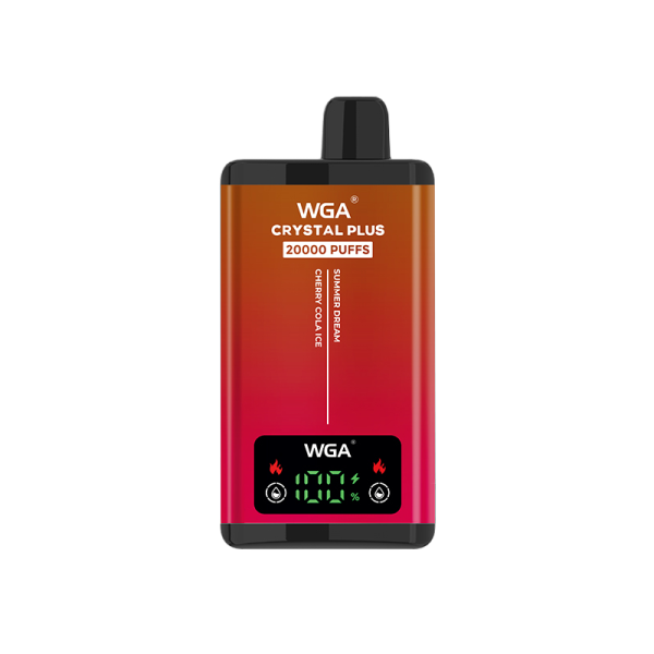 Wga Crystal Plus 20000 Disposable E-Cigarette - 20000 Puffs, 2%/5% Nicotine, 20ml, 550mAh Battery, Type-C Charging - Image 5