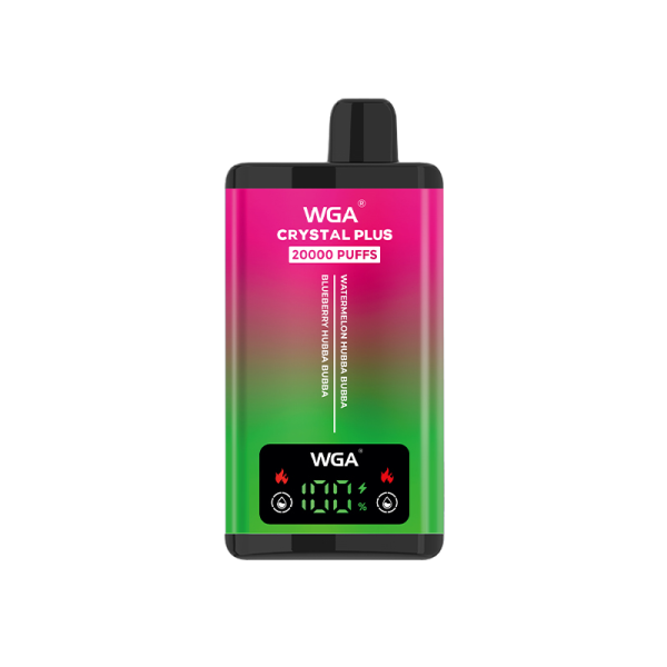Wga Crystal Plus 20000 Disposable E-Cigarette - 20000 Puffs, 2%/5% Nicotine, 20ml, 550mAh Battery, Type-C Charging - Image 3