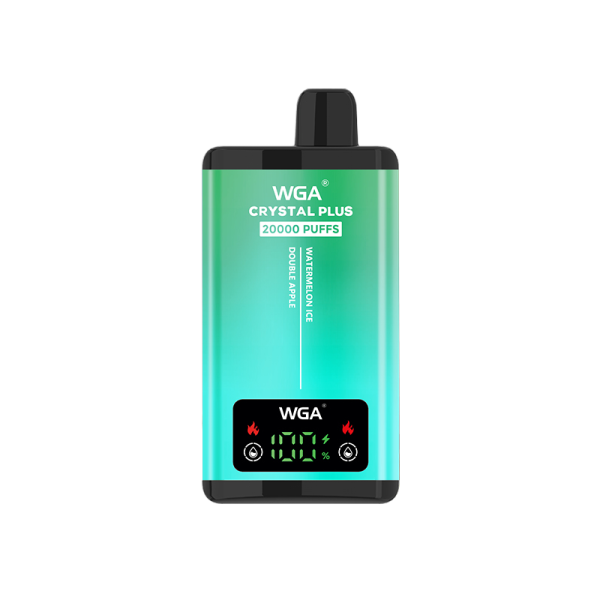 Wga Crystal Plus 20000 Disposable E-Cigarette - 20000 Puffs, 2%/5% Nicotine, 20ml, 550mAh Battery, Type-C Charging - Image 2