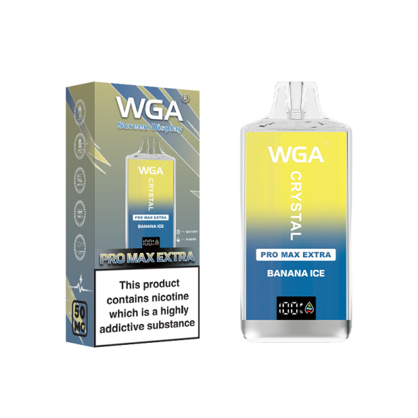 Wga Crystal Pro Max Eetra 15000 Disposable Vape - 15000 Puffs, 650mAh Battery, 25ml E-Liquid, 2% & 5% Nicotine - Image 4