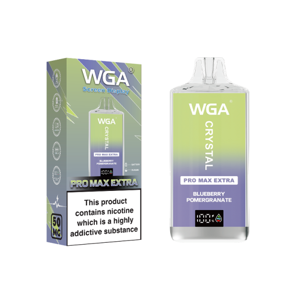 Wga Crystal Pro Max Eetra 15000 Disposable Vape - 15000 Puffs, 650mAh Battery, 25ml E-Liquid, 2% & 5% Nicotine - Image 6