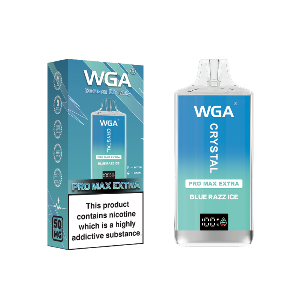 Wga Crystal Pro Max Eetra 15000 Disposable Vape - 15000 Puffs, 650mAh Battery, 25ml E-Liquid, 2% & 5% Nicotine - Image 5