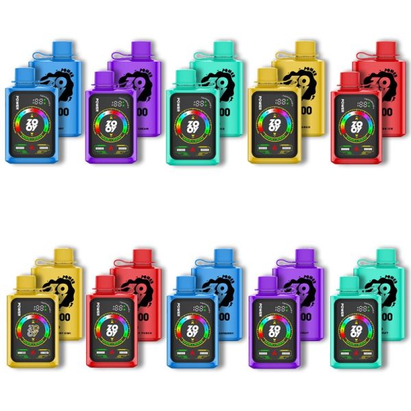 Zooy Power 28000 Disposable E-Cigarette - 28,000 Puffs, Adjustable Ice Control, 10 Flavors - Image 3