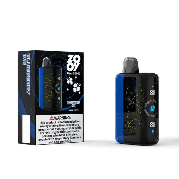 Zooy Stars 30000 Disposable Vape - 30,000 Puffs, Dual Mesh Coil, 10 Flavors, Type-C Rechargeable - Image 2