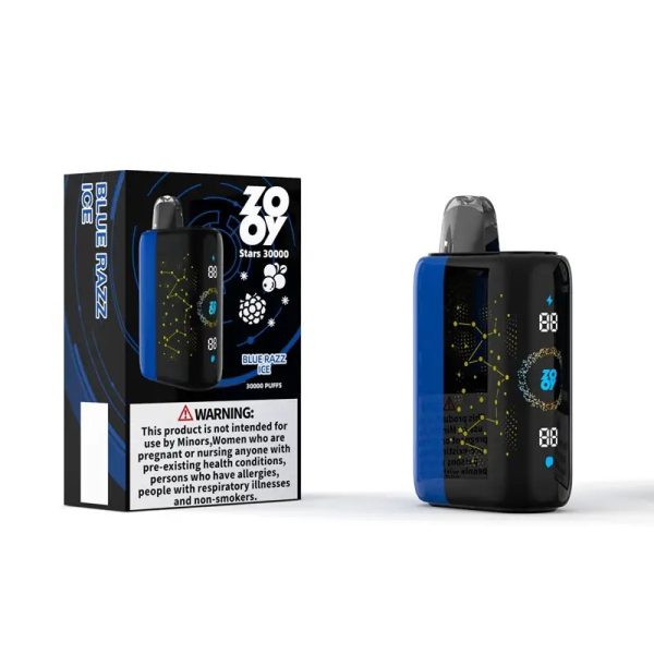 Zooy Stars 30000 Disposable Vape - 30,000 Puffs, Dual Mesh Coil, 10 Flavors, Type-C Rechargeable - Image 5