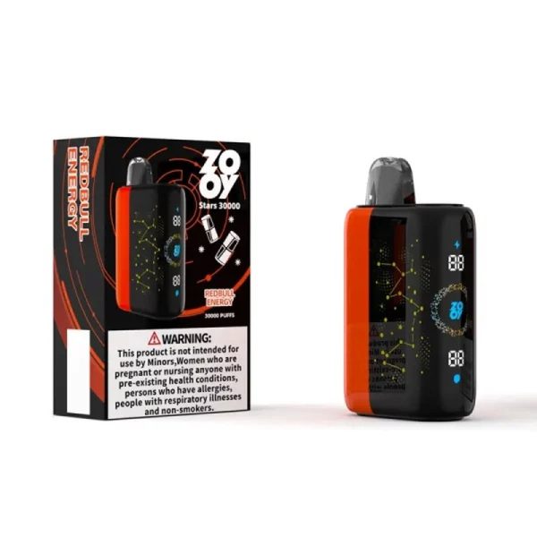 Zooy Stars 30000 Disposable Vape - 30,000 Puffs, Dual Mesh Coil, 10 Flavors, Type-C Rechargeable - Image 4
