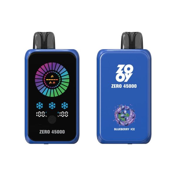 Zooy Zero 45000 Puffs Disposable E-Cigarette with Adjustable ICE-NIC Control - 10 Flavors - Image 2