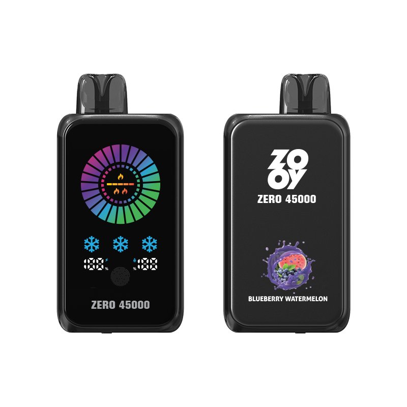 Zooy Zero 45000 Puffs Disposable E-Cigarette with Adjustable ICE-NIC Control - 10 Flavors