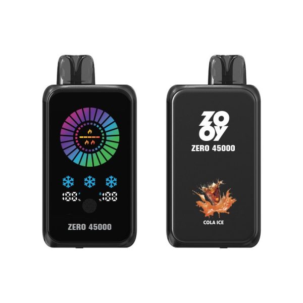 Zooy Zero 45000 Puffs Disposable E-Cigarette with Adjustable ICE-NIC Control - 10 Flavors - Image 4