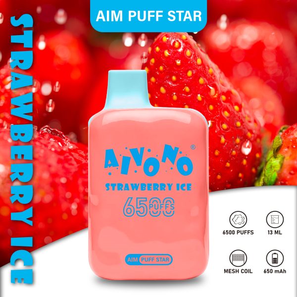 Aivono Aim Puffstar 6500 Disposable Vape | 6500 Puffs | 13ml E-Liquid | Rechargeable - Image 6