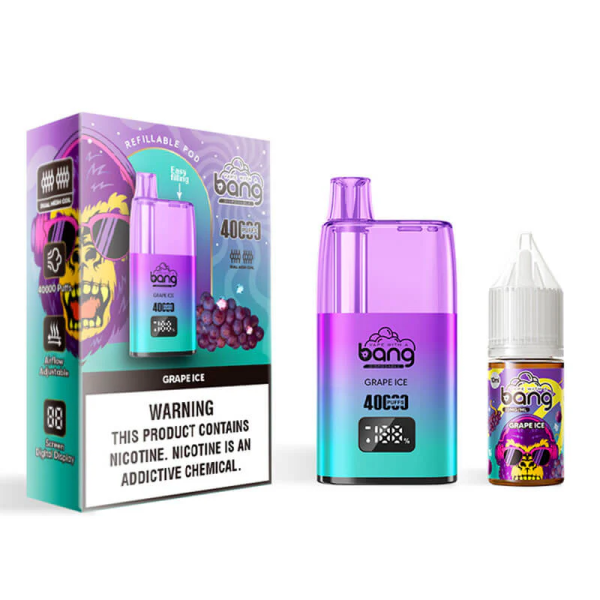 Bang 40000 Refillable E-Cigarette - 40,000 Puffs, 10ml E-liquid, 650mAh Battery, 2% Nicotine - Image 2